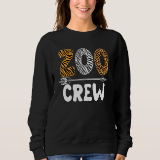 Sweatshirt Zoo Crew Safari Squad Zookeeper Animal Zoogoer 1