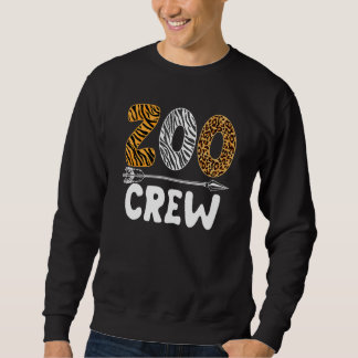 Sweatshirt Zoo Crew Safari Squad Zookeeper Animal Zoogoer 1