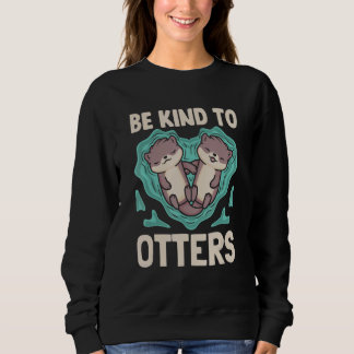 Sweatshirt Zoo Faune Animal Zookeeper Cute Otter