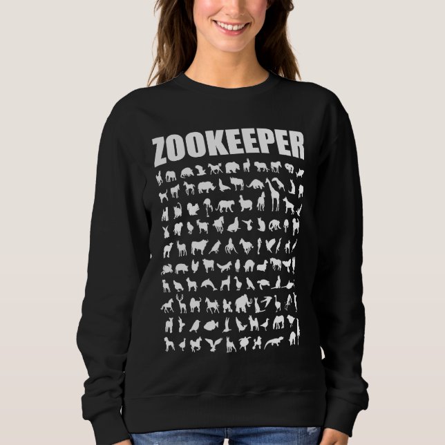 Sweatshirt Zookeeper  Animal Keeper Saying Zoo Keeper (Devant)