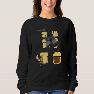 Sweatshirt Zookeeper Binoculums Safari Animal Keeper Zoologie