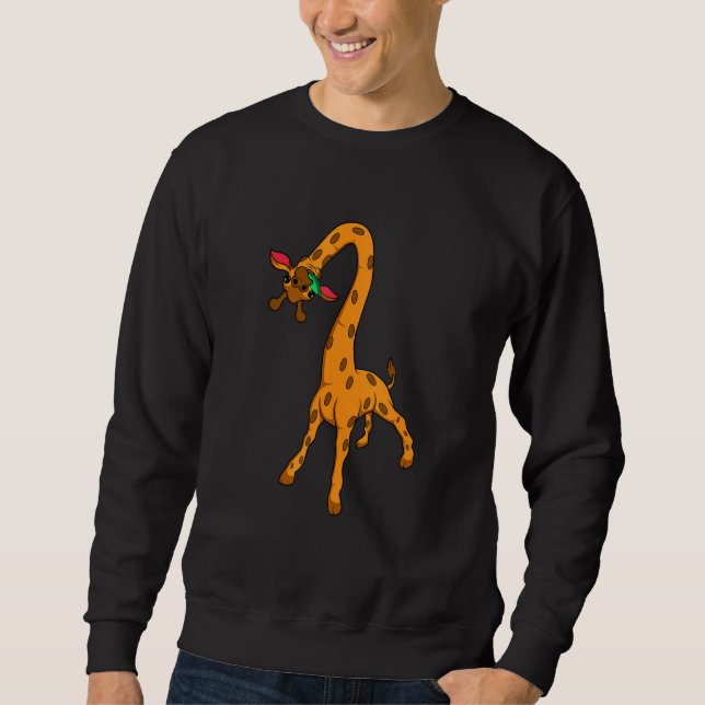 Sweatshirt Zookeeper de la Giraffe Cute (Devant)