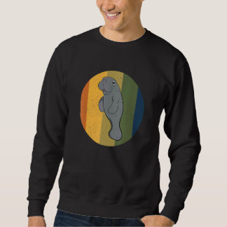 Sweatshirt Zookeeper Retro Manatee Sea Cow Vintage Manatees