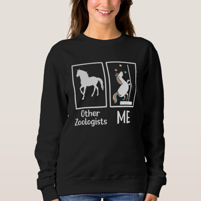 Sweatshirt Zoologist Zookeeping Wildlife Zoology Zoo Employee (Devant)
