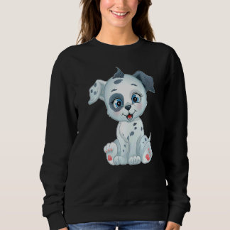 Sweatshirt Zuckersüßer Baby Dalmatina Hunde Puppy