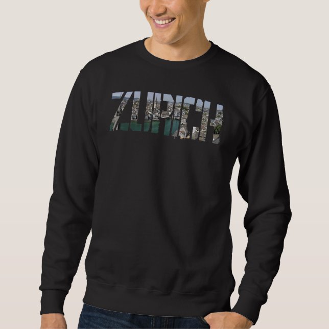 Sweatshirt Zurich City Switzerland souvenir  for men women 1 (Devant)