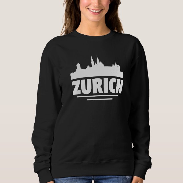 Sweatshirt Zurich Suisse  3 (Devant)