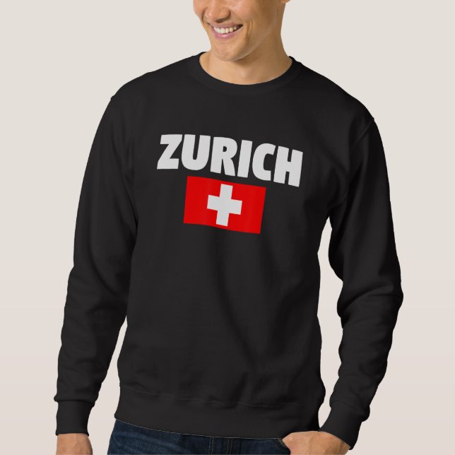 Sweatshirt Zurich Switzerland (Devant)