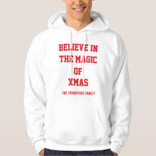 Sweatshirts à capuchon de base pour hommes de Noël