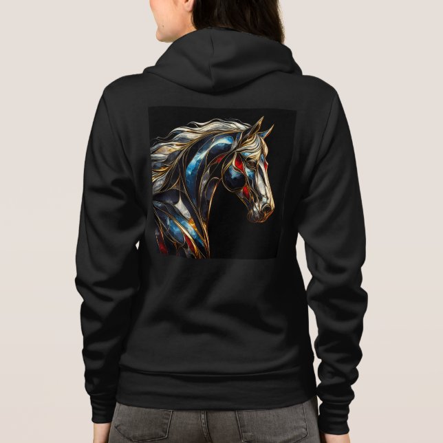 Sweatshirts Bella+Canvas Full-Zip avec illustratio (Dos)