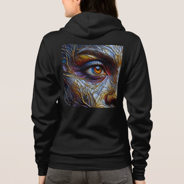 Sweatshirts Bella+Canvas Full-Zip avec illustratio (Dos)