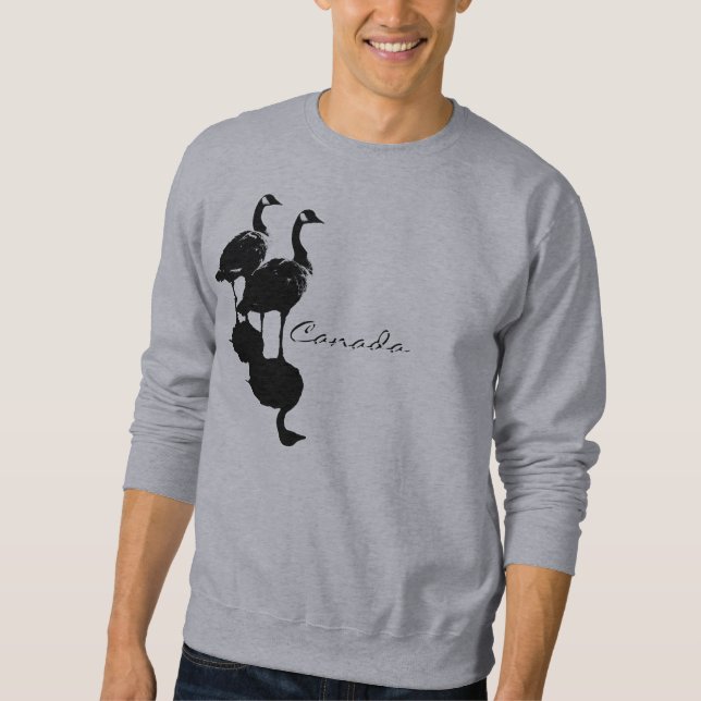 Sweatshirts de Canadien de sweatshirt d'oies du (Devant)