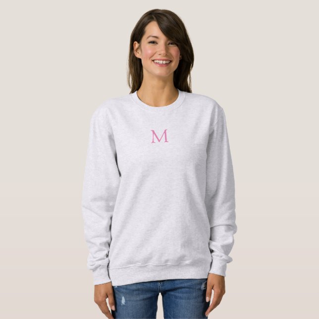 Sweatshirts de vêtements pour femmes Monogramme av (Devant entier)