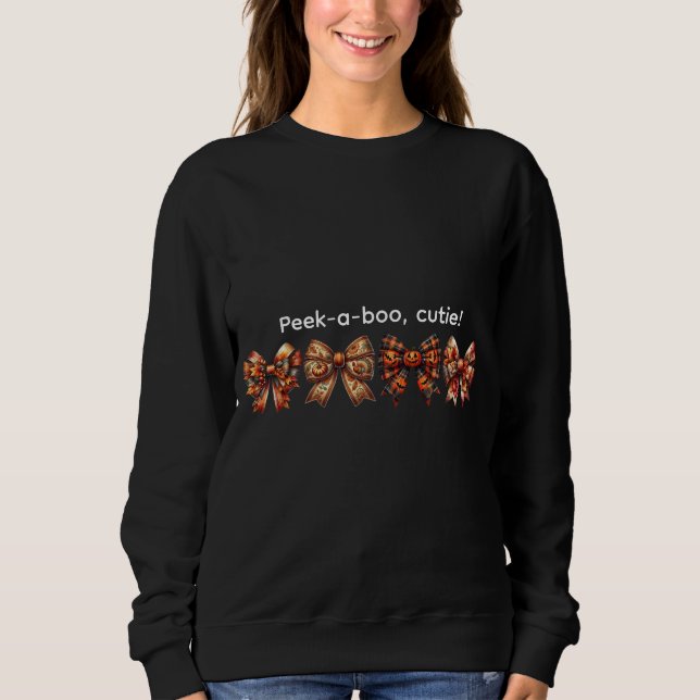 Sweatshirts d'Halloween pour la femme des vaches H (Devant)
