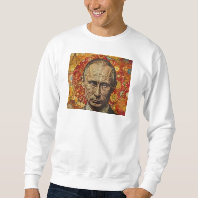 Sweatshirts  Vladimir Poutine art abstrait (Devant)