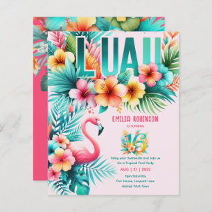 Sweet16 Fête tropicale Luau Pool Party Anniversair