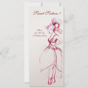 SWEET 16 ANNIVERSAIRE PARTI ROSE ROUGE Programme