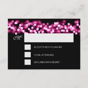 Sweet 16 Anniversaire RSVP Hollywood Glam rose