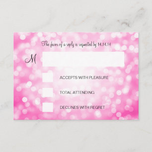 Sweet 16 Anniversaire RSVP Parties scintillant ros