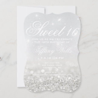 Sweet 16 Invitation de fête d'anniversaire | Silve
