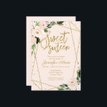 Sweet 16 Invitation Gold Foil Rose Blush Floral<br><div class="desc">Belle florale rose vif, invitation à la fête du 16ème anniversaire. Facile à personnaliser avec vos détails. Contactez-moi par conversation si vous avez des questions sur l'oeuvre ou avez besoin d'une personnalisation. Vérifiez la collection pour plus d'éléments. VEUILLEZ NOTER : Pour obtenir de l'aide sur les commandes, l'expédition, l'information sur...</div>