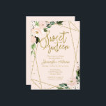Sweet 16 Invitation Gold Foil Rose Blush Floral<br><div class="desc">Belle florale rose vif, invitation à la fête du 16ème anniversaire. Facile à personnaliser avec vos détails. Contactez-moi par conversation si vous avez des questions sur l'oeuvre ou avez besoin d'une personnalisation. Vérifiez la collection pour plus d'éléments. VEUILLEZ NOTER : Pour obtenir de l'aide sur les commandes, l'expédition, l'information sur...</div>