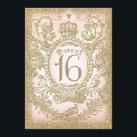 Sweet 16 Once Upon a Time Princess Invitation<br><div class="desc">Conception par Jill McAmis © 2014.</div>