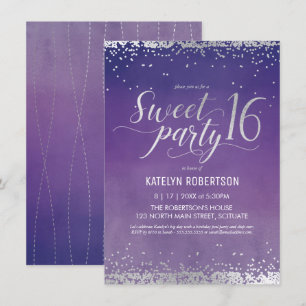 Sweet 16 Party Invitation - 16e anniversaire Invit