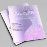 Sweet 16 Seize Anniversaire Robe Diamants<br><div class="desc">Une conception par feuille. Enveloppes non incluses. Cette conception peut être personnalisée dans la zone fournie en modifiant la photo et/ou le texte. Vous pouvez également le customiser en cliquant sur Personnaliser ce Modèle, puis en choisissant l'option cliquer pour customiser et supprimer ou modifier la couleur de l'arrière - plan,...</div>