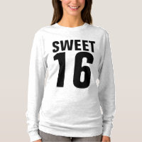 SWEET 16 SIXIÈME FILLES T-SHIRTS D'ANNIVERSAIRE