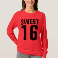 SWEET 16 SIXIÈME T-SHIRTS D'ANNIVERSAIRE