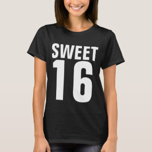 SWEET 16 SIXIÈME T-SHIRTS D'ANNIVERSAIRE