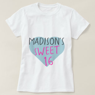 Sweet 16 T-shirt 16e anniversaire
