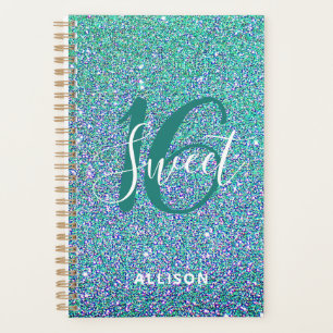 Sweet 16 Turquoise Blue Parties scintillant fille