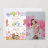 Sweet Anniversaire Invitation Avec Photo