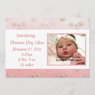 Sweet As Daisy's Baby Faire-part de naissance