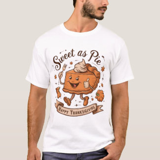 "Sweet as Pie" T-shirt Thanksgiving style tatouage