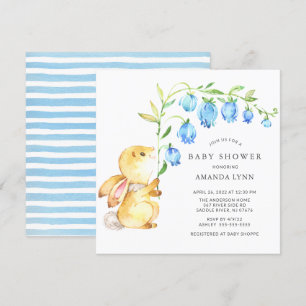 Sweet Baby Bunny Baby shower Invitation