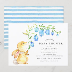 Sweet Baby Bunny Baby shower Invitation
