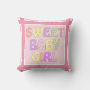 Sweet Baby Girl Coussin