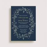 Sweet Baby's Breath Wedding Invitation<br><div class="desc">Design élégant et rustique mariage de bébé soufflé à fleurs par Shelby Allison.</div>