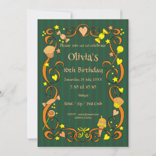 Sweet Birthday Girl Invitation