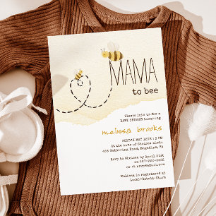 Sweet Bumblebee Mama à être Baby shower Invitation