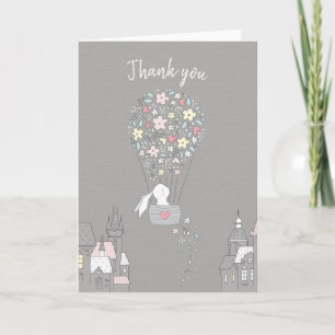Sweet Bunny Love Floral Gris Merci