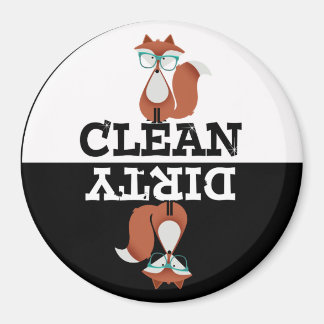 Sweet Cartoon Red Fox lave-vaisselle Magnet