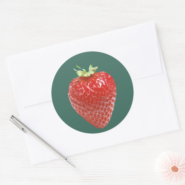 Sweet Choice Strawberry Stickers – Hand-Drawn Cute (Enveloppe)