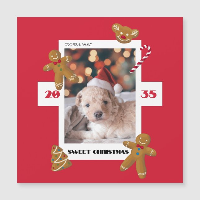 Sweet Christmas custom photo cute pet (Devant)