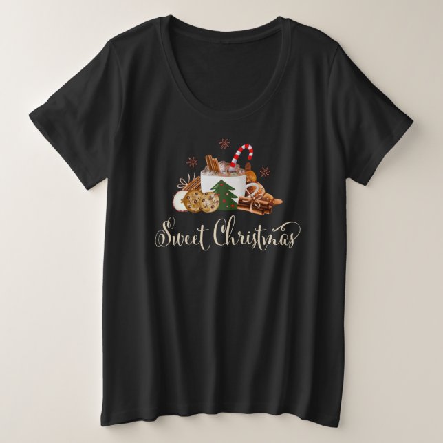 Sweet Christmas Frappuccino Cookie Cinnamon Art (Design devant)