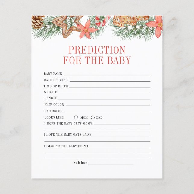 Sweet Cookie Prédiction de Noël pour le jeu bébé (Devant)