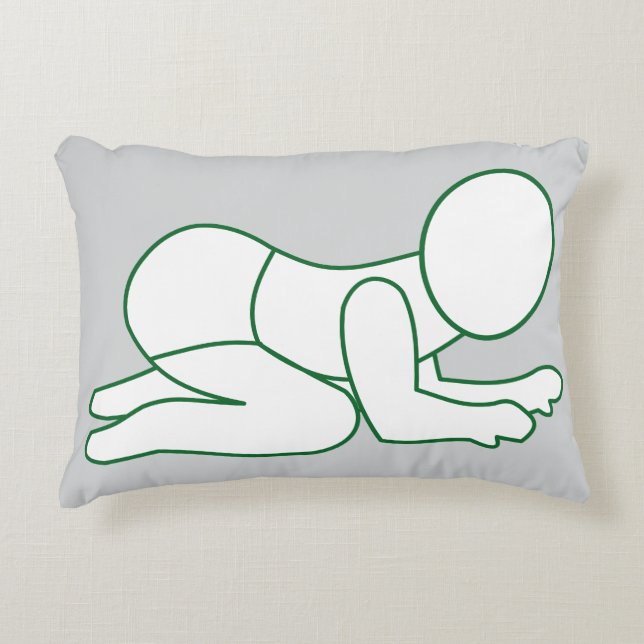 Sweet Dreams Coussin - Minimalist Baby Line Art (Devant)